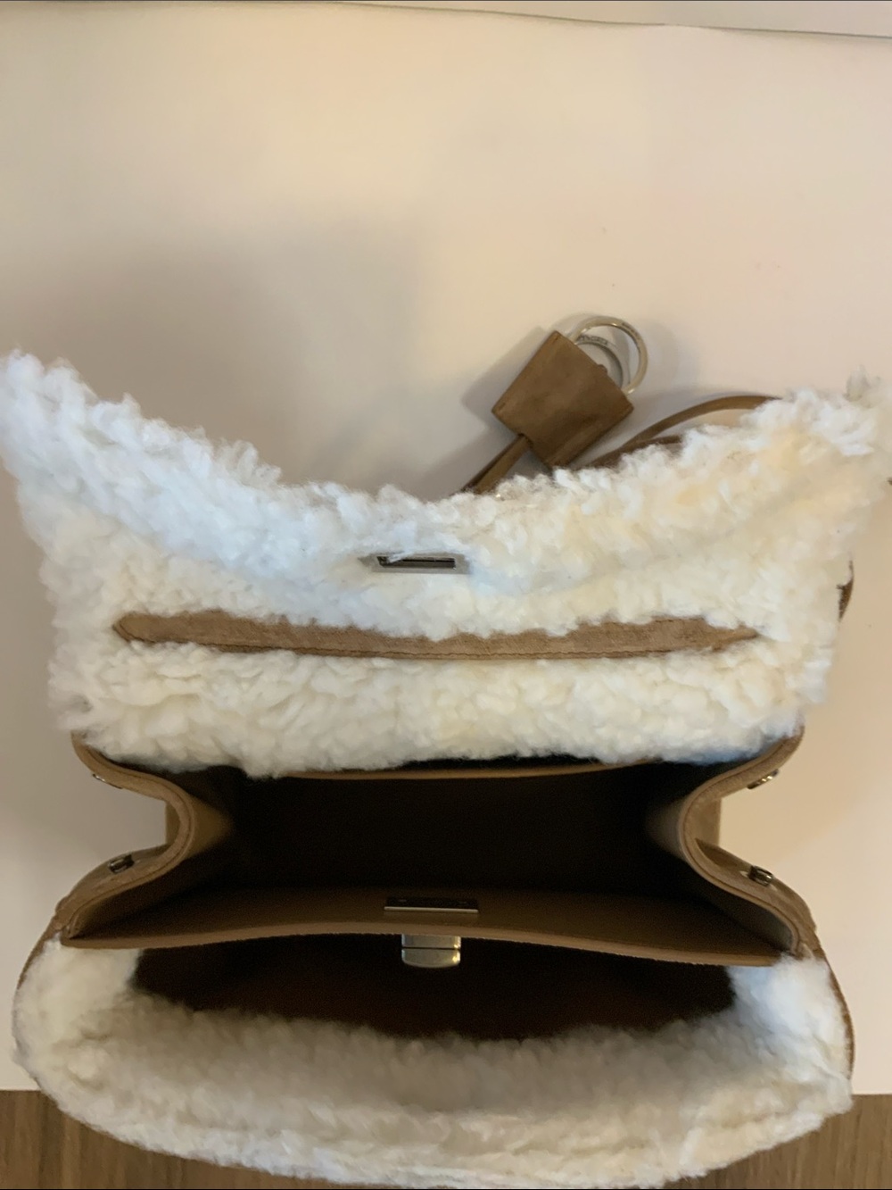 Women’s Rodeo Handbag Mini In Noce/White - Picture 11 of 13